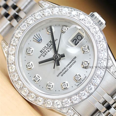 genuine rolex diamond bezel